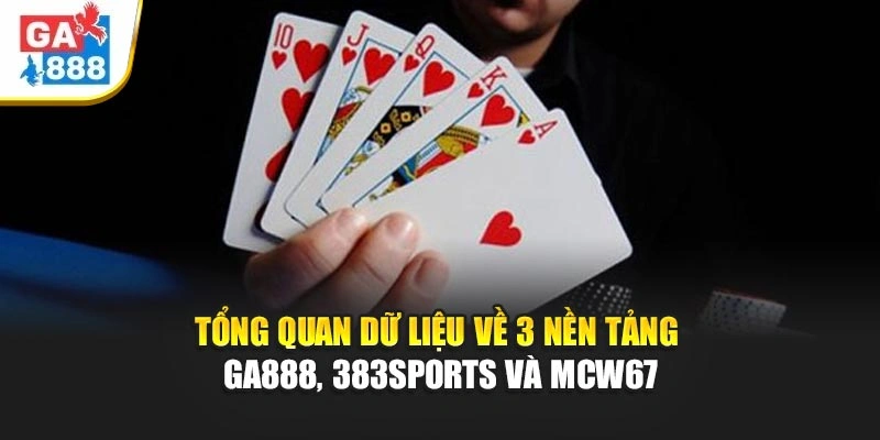 Game Đánh Bài Đổi Thưởng GA888 Có Gì Khác So Với 383Sports/MCW67